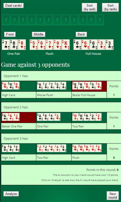 online cny poker games|Play Online Chinese Poker .